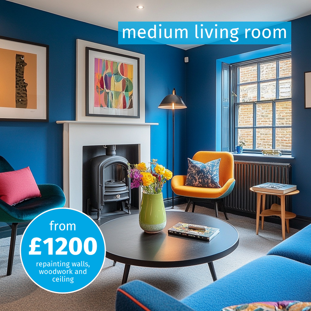 medium living room from £1200